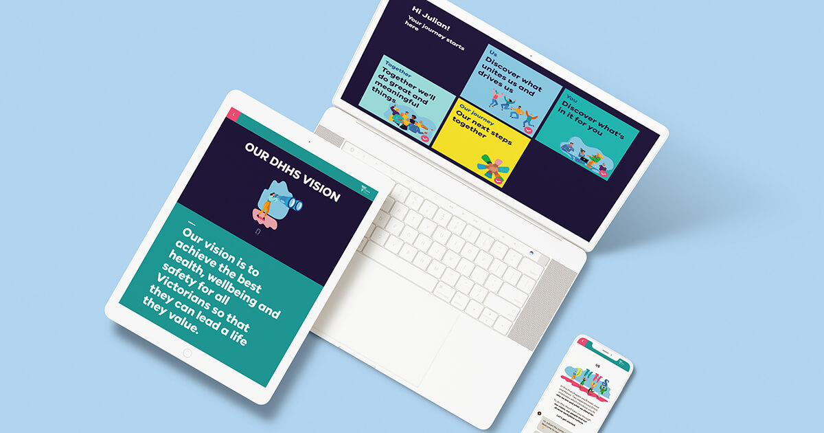 mockup of dhhs modules