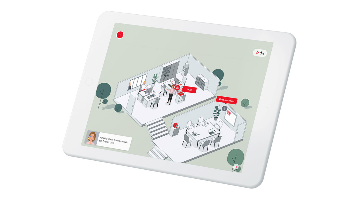 2D Map Deutsche Bahn