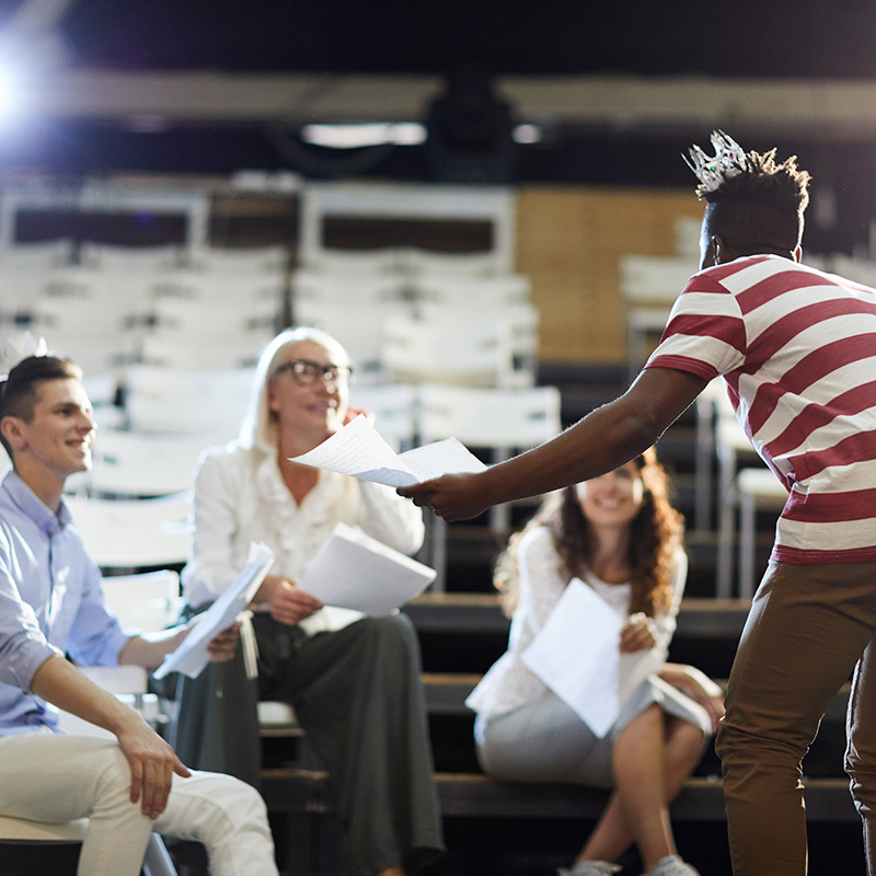actors learning together